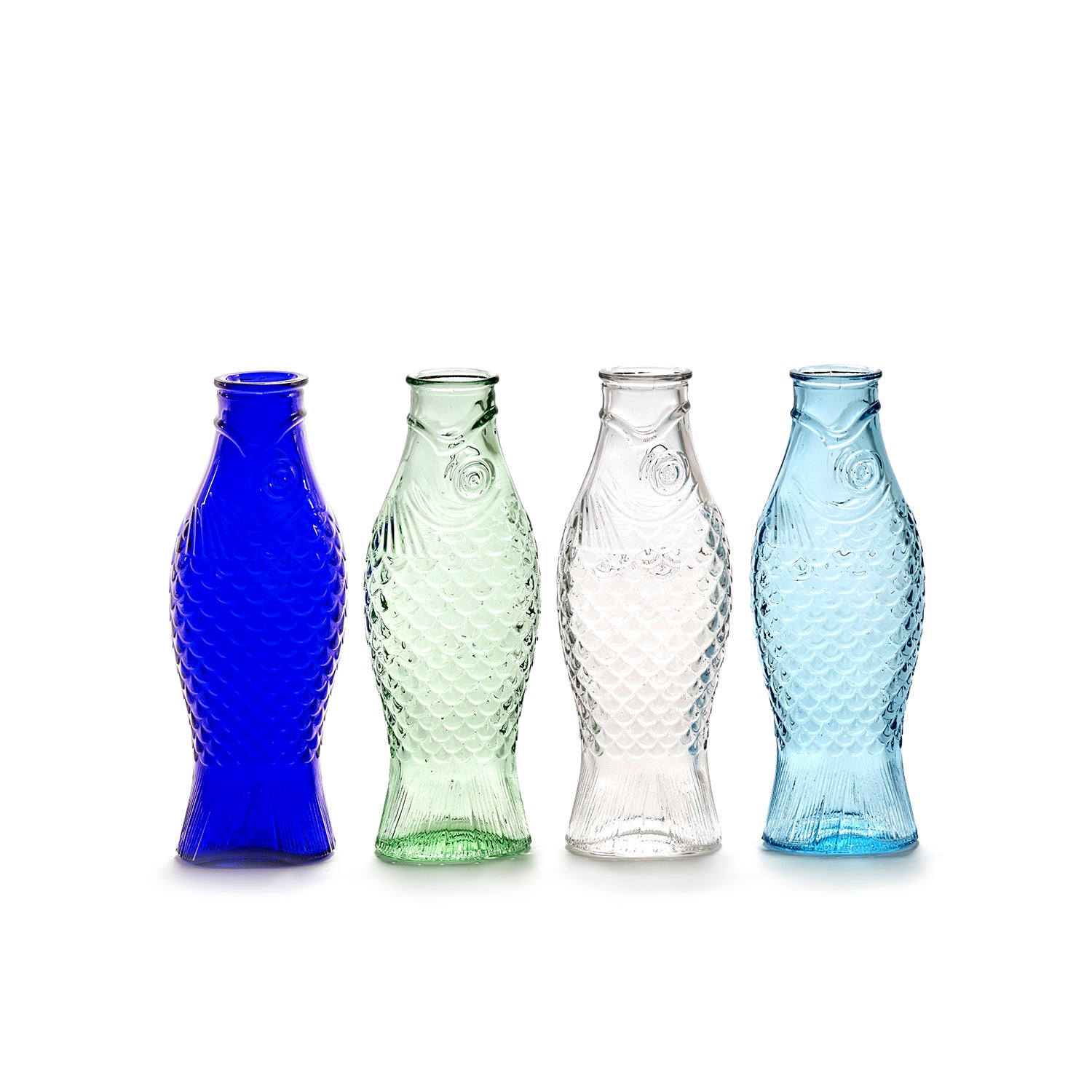 Fish Bottle Pale Blue