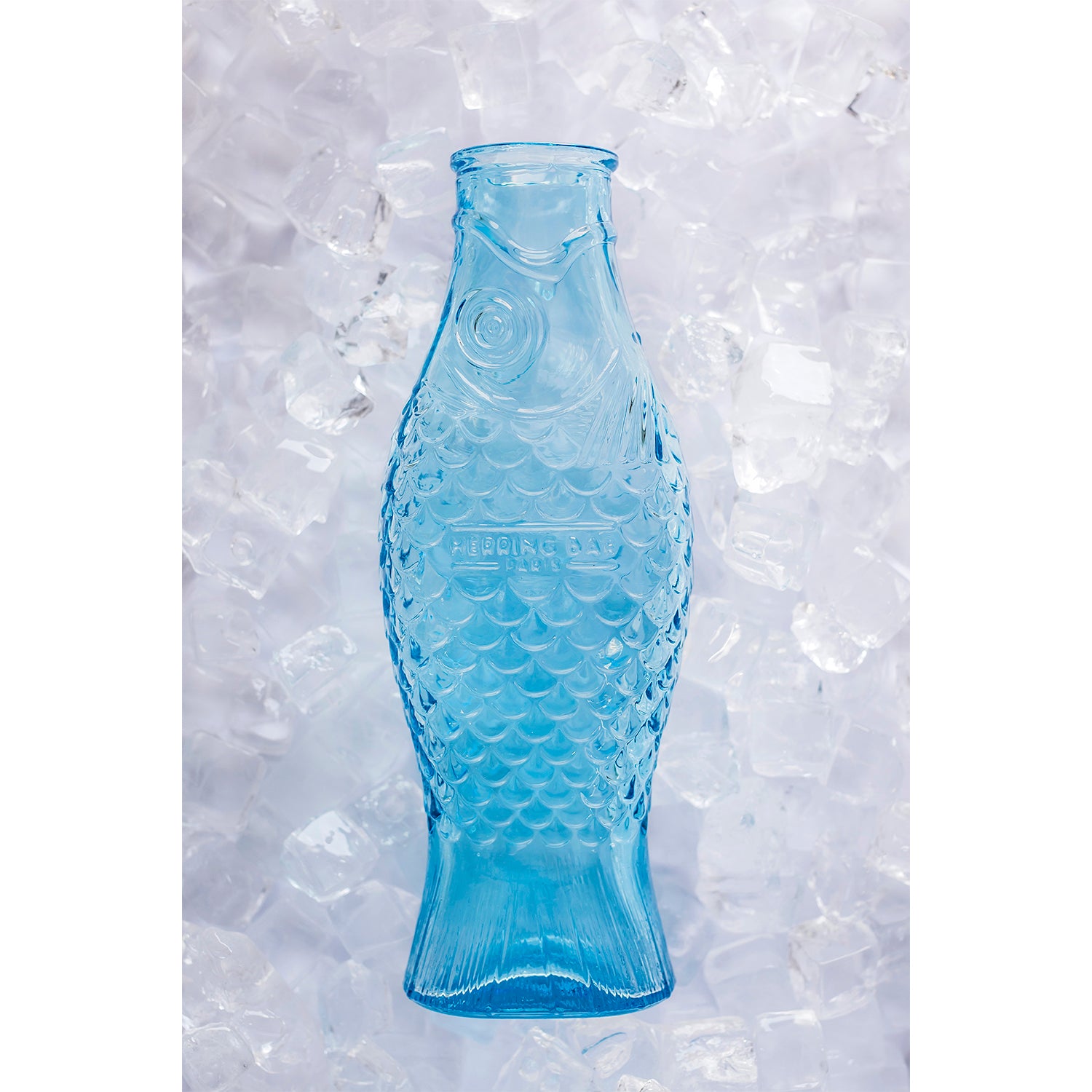 Fish Bottle Pale Blue