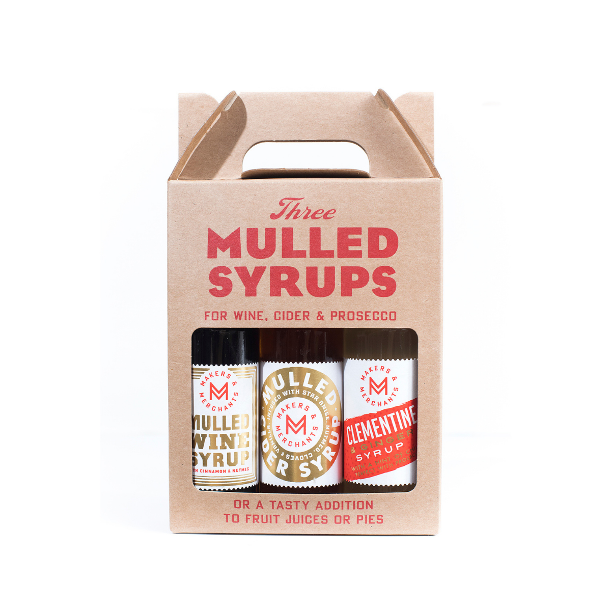 a picture of  Three Mini Syrups on makers and merchants website