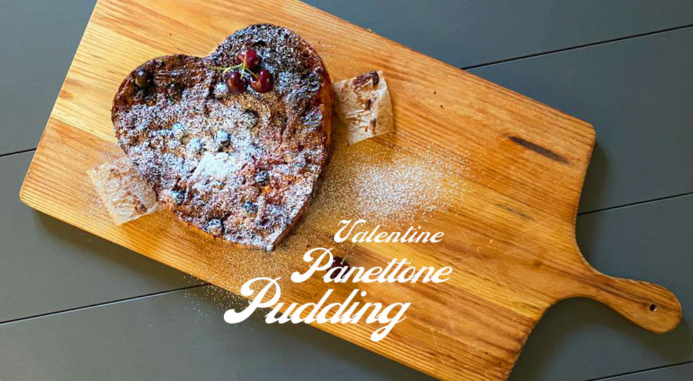 Valentine Panettone Pudding