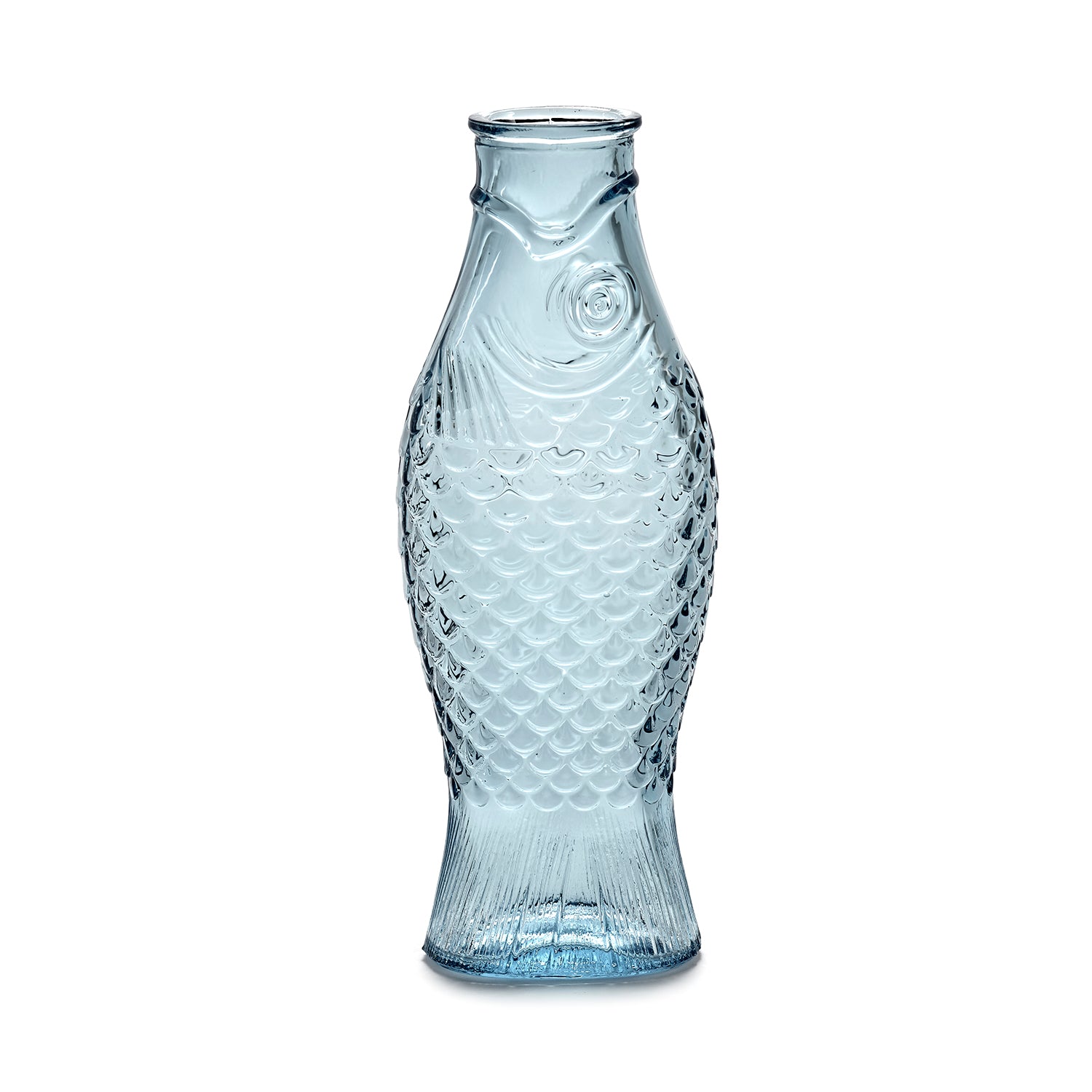 Fish Bottle Pale Blue