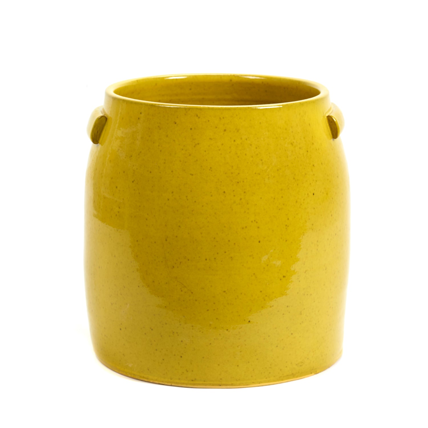bright yellow plant pot Planter Size 8