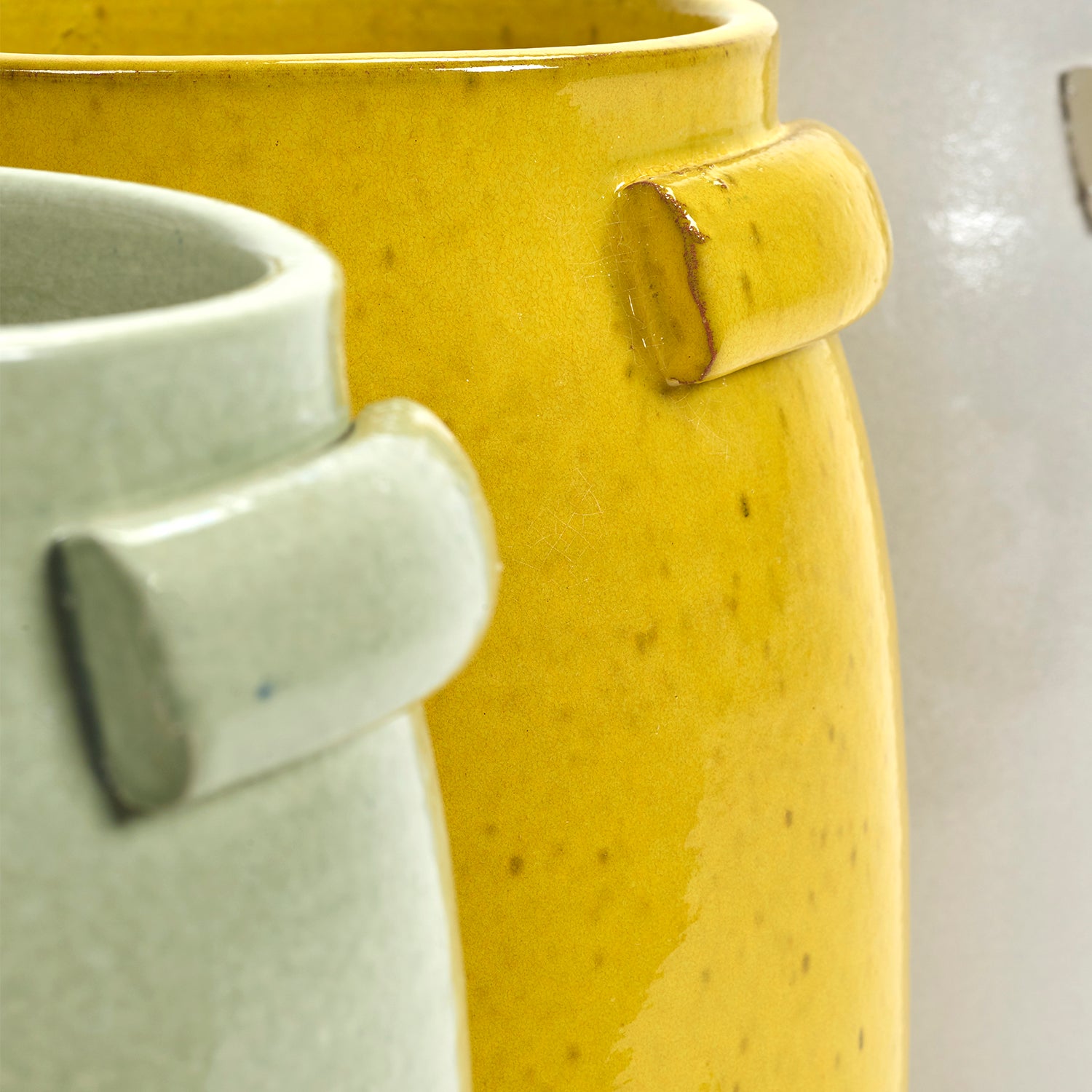 plant pot yellow Planter Size 8